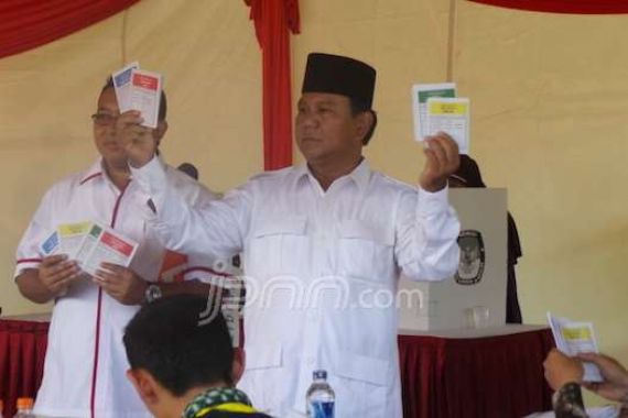 Usai Nyoblos, Prabowo Merasa Lebih Gagah - JPNN.COM