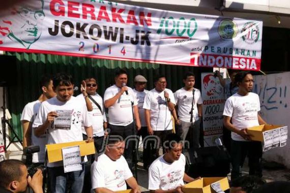 JJ-Bangkit Mulai Gerakan Rp 1000 Jokowi-JK - JPNN.COM