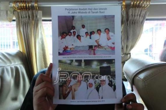 Kunjungi Pesantren, Jokowi Sebar Foto Naik Haji - JPNN.COM