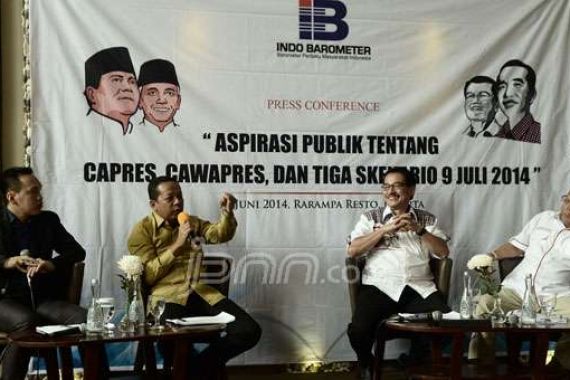 Indobarometer: Jokowi-JK Unggul 13,4 Persen dari Prabowo-Hatta - JPNN.COM
