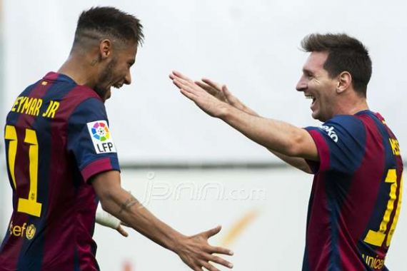 Messi-Neymar Terbang Bareng - JPNN.COM