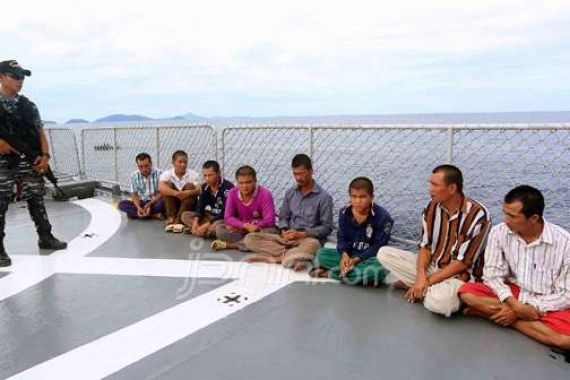 Kapal Ditenggelamkan, Nelayan Asing Jera - JPNN.COM