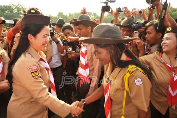 Puan Harapkan Pramuka Pelopori Gerakan Pelestarian Hutan - JPNN.COM