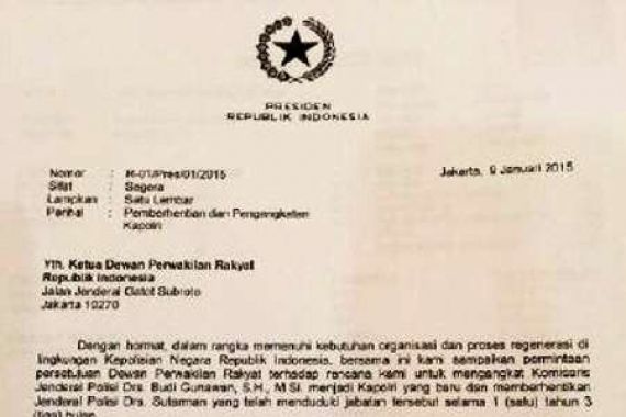 Presiden Jokowi Tunjuk Budi Gunawan jadi Kapolri - JPNN.COM