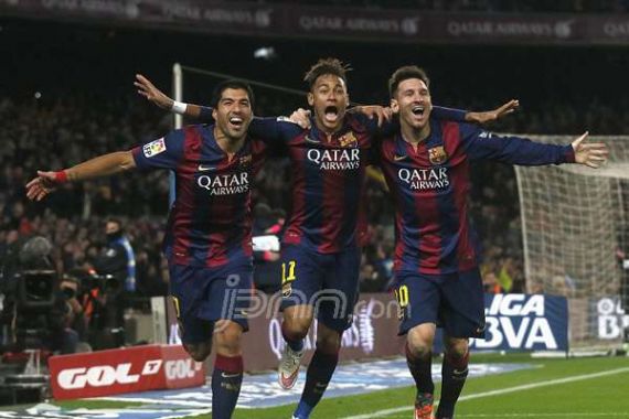 Dua Sisi Messi saat Barca Tekuk Atletico - JPNN.COM