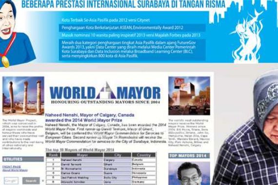 8 Prestasi Internasional Tri Rismaharini Memimpin Kota Surabaya - JPNN.COM