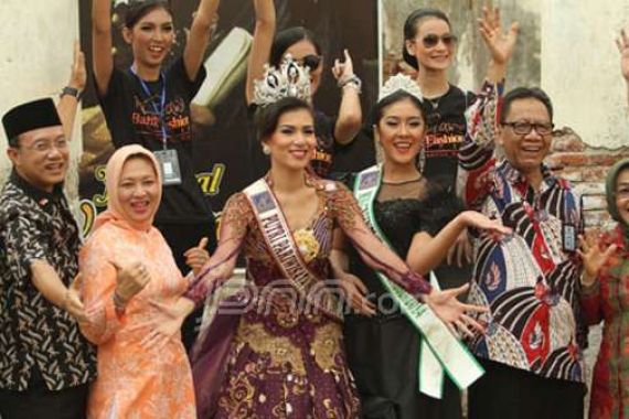 Kekaguman Miss Green Tourism Indonesia 2014 Atas Benteng Van den Bosch - JPNN.COM