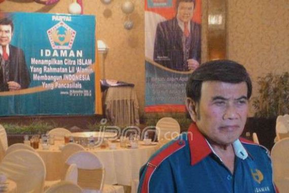 Rhoma Gunakan Simbol 'Love' untuk Partai Idaman, Ternyata Ini Alasannya - JPNN.COM