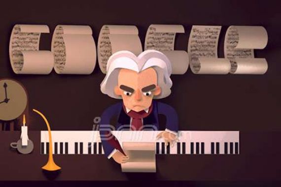 Google Doodle Hari Ini Rayakan Hidup dan Karya Ludwig van Beethoven - JPNN.COM