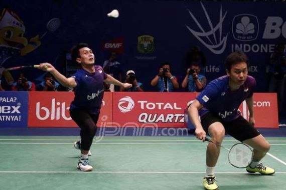 Sempat Kesulitan, Hasil Akhir Hendra/Ahsan Tetap Menawan - JPNN.COM