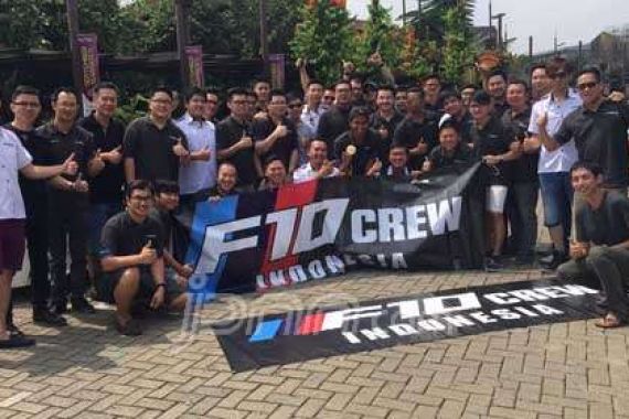 Owi Syukuran Bersama Klub Mobil BMW F10 Crew Indonesia - JPNN.COM