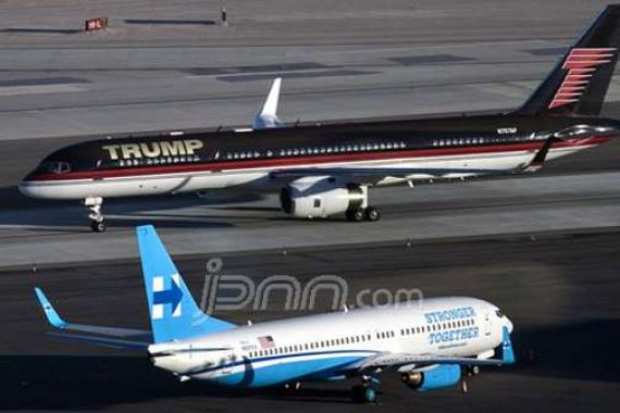 Pesawat Trump Perang Urat Saraf dengan Punya Clinton, Cek Perbandingannya.. - JPNN.COM