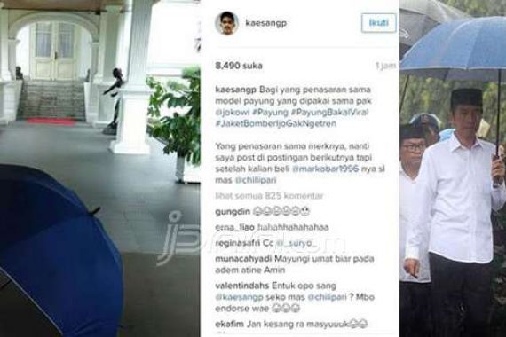 Heboh Payung Jokowi, Mendadak Kaesang Berjualan di Instagram - JPNN.COM