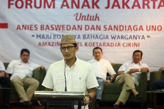 Kantongi Dukungan Forum Anak Jakarta, Sandi Yakin Tumbangkan Ahok - JPNN.COM