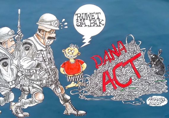 Dana ACT Karikatur oleh Ashady/JPNN.com - JPNN.com