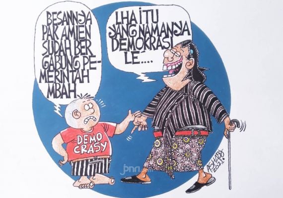 Demokrasi. Karikatur oleh Ashady/JPNN.com - JPNN.com