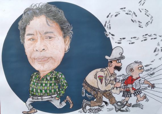 Buron polisi. Karikatur oleh Ashady/JPNN.com - JPNN.com