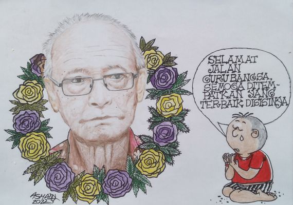 Selamat jalan, Guru Bangsa Buya Syafii Maarif. Karikatur oleh Ashady/JPNN.com - JPNN.com
