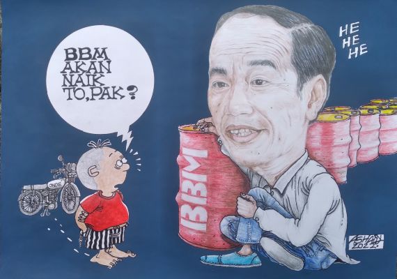 BBM akan naik? Karikatur oleh Ashady/JPNN.com - JPNN.com