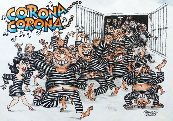 Corona Corona. Karikatur oleh Ashady/JPNN.com - JPNN.com