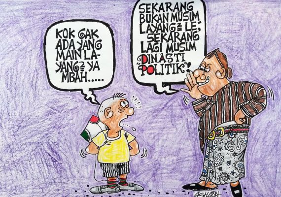 Dinasti Politik. Karikatur oleh Ashady/JPNN.com - JPNN.com