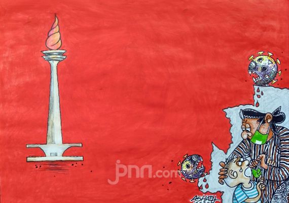 Jakarta Zona Merah Karikatur oleh Ashady/JPNN.com - JPNN.com