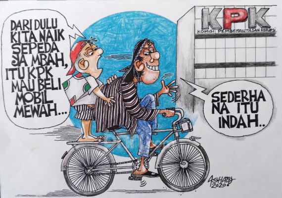 Mobil Mewah Pemberantas Rasuah. Karikatur oleh Ashady/JPNN.com - JPNN.com