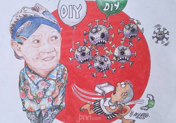 Yogyakarta Zona Merah. Karikatur oleh Ashady/JPNN.com - JPNN.com