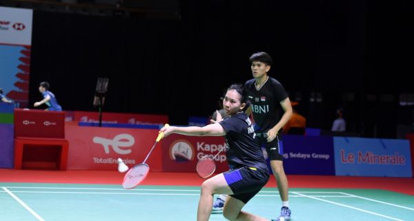 Kejutan! Bantai Unggulan Ketujuh, Adnan/Mychelle Lolos 16 Besar Indonesia Open 2021 - JPNN.com