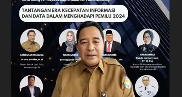 Hadapi Kecepatan Informasi & Data Jelang Pemilu 2024, Kemendagri Bangun Literasi Digital - JPNN.com