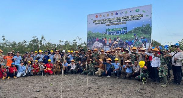 TNI se-Indonesia Serentak Tanam Mangrove, APP Sinar Mas Aktif Bergerak  - JPNN.com