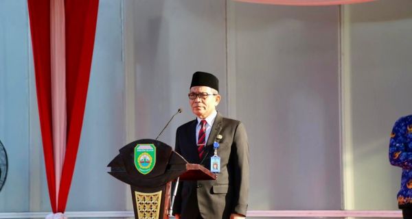 Pimpin Ucapara HUT Otda di Sumsel, Sekda Supriono Bacakan Amanat Mendagri Tito Karnavian - JPNN.com