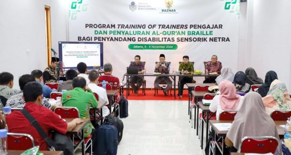 Berdayakan Guru Tunanetra, BAZNAS Gelar Pelatihan Al-Qur'an Braille di Jakarta - JPNN.com