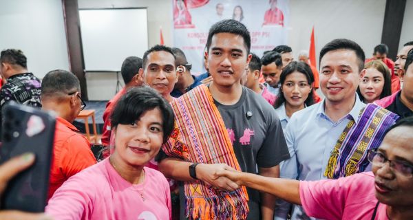 Kampanye di Kupang, Kaesang Yakin Paslon Yosef Lede-Aurum O Titu Eki Menang - JPNN.com