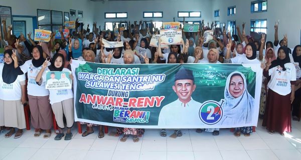 Santri NU Sulteng Gabung Berani Gaspoll, Dukung Anwar-Reny Pemimpin yang Diinginkan Rakyat - JPNN.com