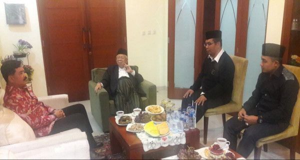 Bersama Panglima TNI, Sekjen MDHW Menghadap KH Ma'ruf Amin - JPNN.com