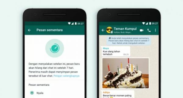 WhatsApp Rilis Pesan Sementara, Berlaku untuk Teks dan Multimedia - JPNN.com