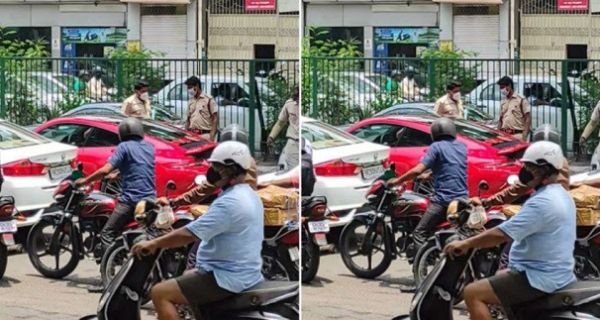 Pengemudi Mobil Mewah Ini Berurusan dengan Polisi karena Tidak Pakai Masker - JPNN.com