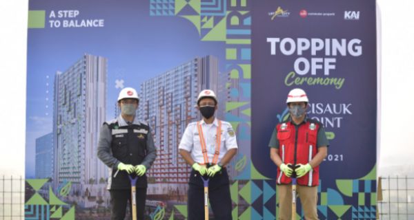 Sesuai Target, Cisauk Point Gelar Topping Off Tower Sapphire - JPNN.com