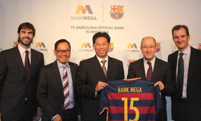 Bank Mega Menjadi Official Bank FC Barcelona di Indonesia