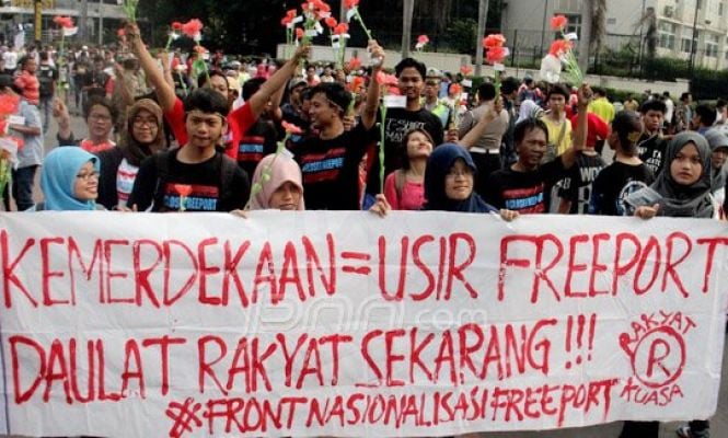 Presiden Jokowi Didesak Segera Usir Freeport dari Indonesia