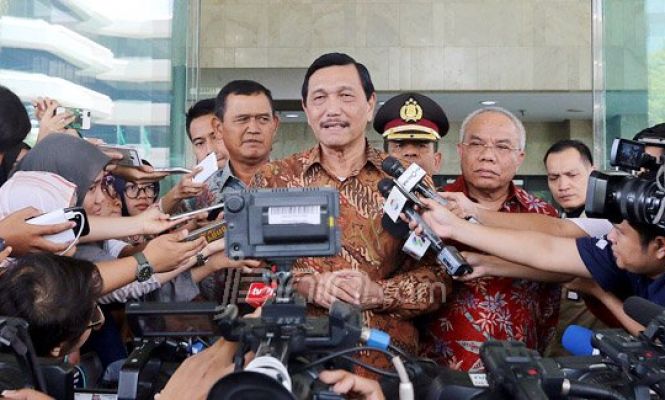 Menko Polhukam Luhut Binsar Panjaitan Temui Pimpinan KPK