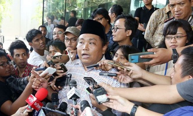 Wakil Ketua Umum Partai Gerindra Arief Poyuono Sambangi KPK