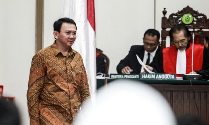 Ahok Jalani Sidang Ketujuh Kasus Dugaan Penistaan Agama