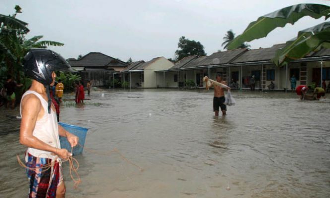 Kawasan Sungailiat Bangka Dilanda Banjir