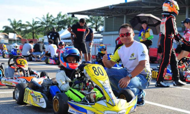 Pegokart Cilik Indonesia Beraksi di Gokart X30 Invitation Race