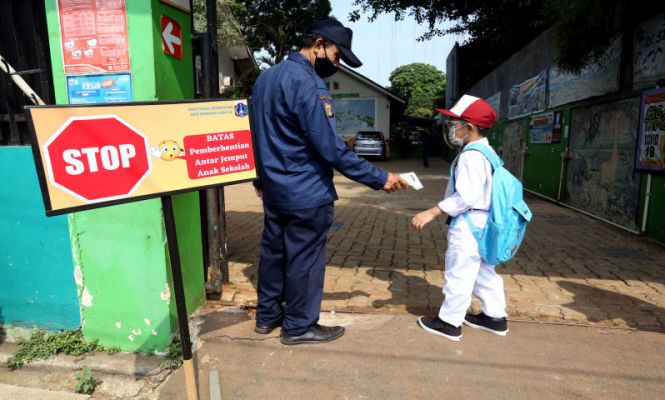 610 Sekolah Di Jakarta Menggelar Pembelajaran Tatap Muka