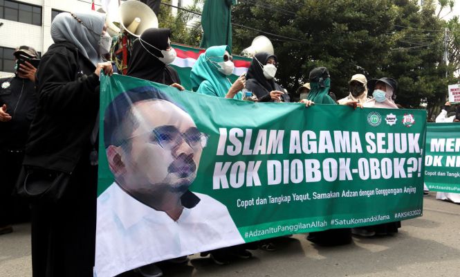 Aksi Bela Islam di Depan Kantor Menteri Agama