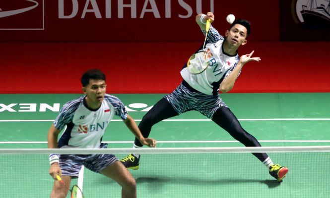 Fajar Alfian dan Muhammad Rian Ardianto di Indonesia Masters 2022