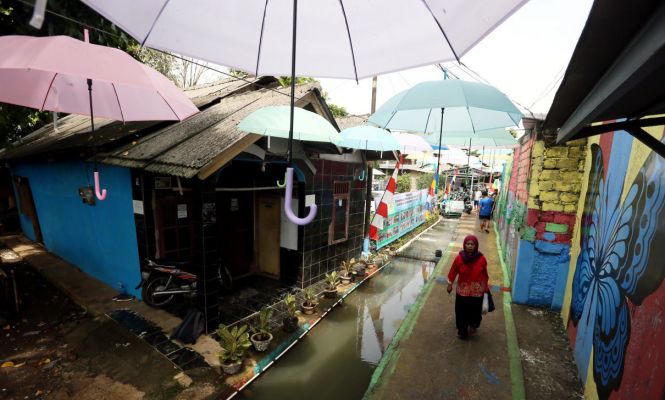 Kampung Kumuh di Bojonggede jadi Kampung Ramah Lingkungan